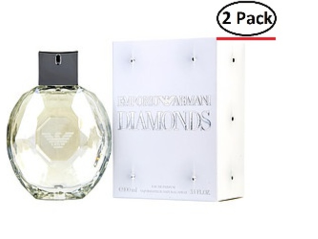 EMPORIO ARMANI DIAMONDS by Giorgio Armani EAU DE PARFUM SPRAY 3.4 OZ for WOMEN ---(Package Of 2)