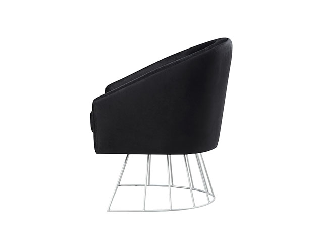 Adalene Velvet Accent Chair