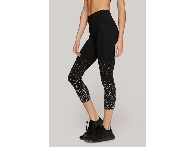 Kyodan Womens Burst Capri 3/4 Yoga Leggings - X-Small