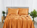 Bamboo 2000 Count 6-Piece Sheet Set with SnugGrip (Orange/Twin XL)