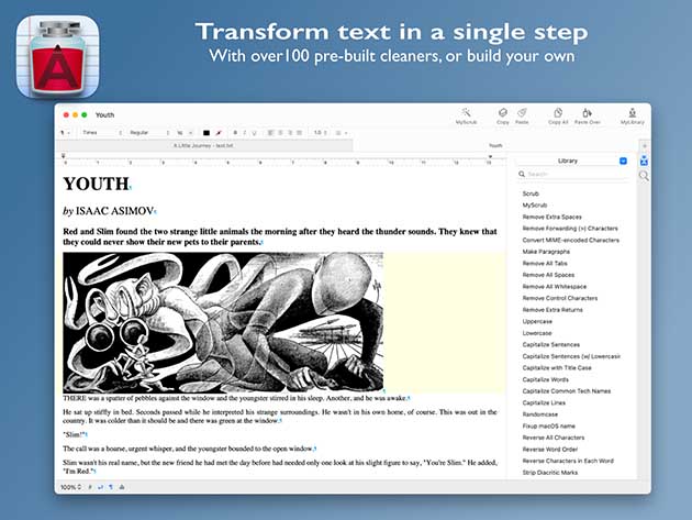 TextSoap 9 Text Transformation Tool: Lifetime Subscription (Family Pack)