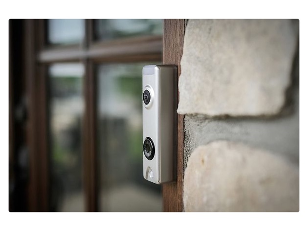 SkyBell Honeywell Slim Design 1080p Wi-Fi HD Video Doorbell - Silver Finish (Distressed Box)