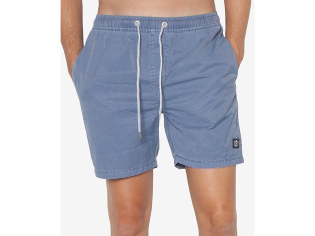 Zeegeewhy Men's Beach Shorts Blue Size Medium