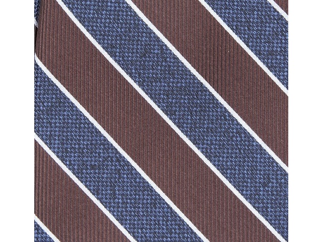 Club Room Men's Classic Stripe Tie  Blue Size No Size