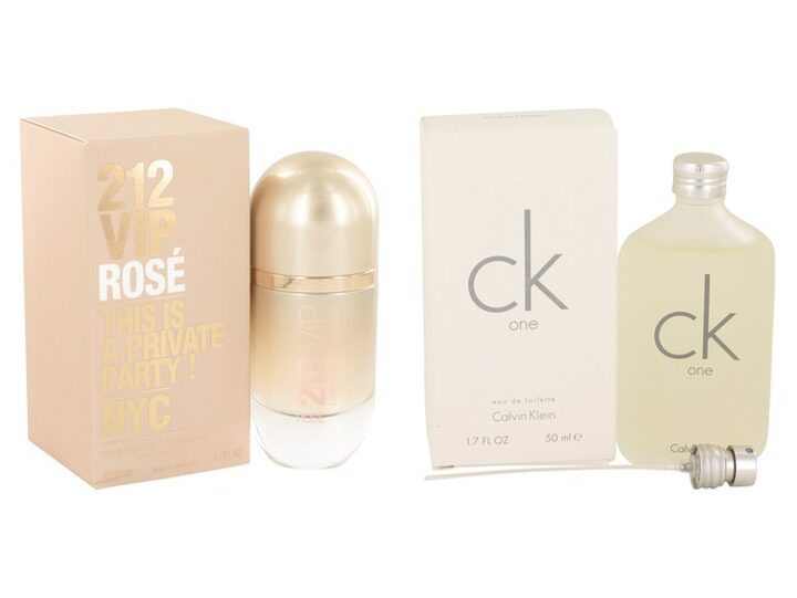 Gift set 212 VIP Rose by Carolina Herrera Eau De Parfum Spray