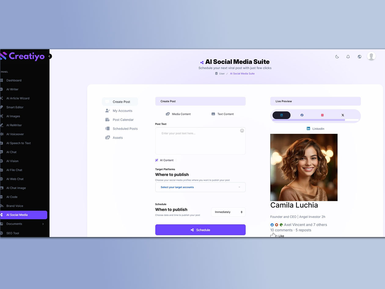 Creatiyo All-in-One AI Creation Platform - Pro LTD Plan: Lifetime Subscription