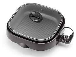 Aroma Housewares ASP-218B 4 Quart 3-in-1 Cool-Touch Electric Indoor Grill