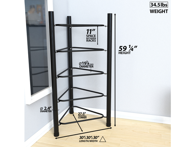 Synergee BOSU Ball Rack