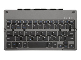 Foldable Bluetooth Keyboard with Built-In Stand