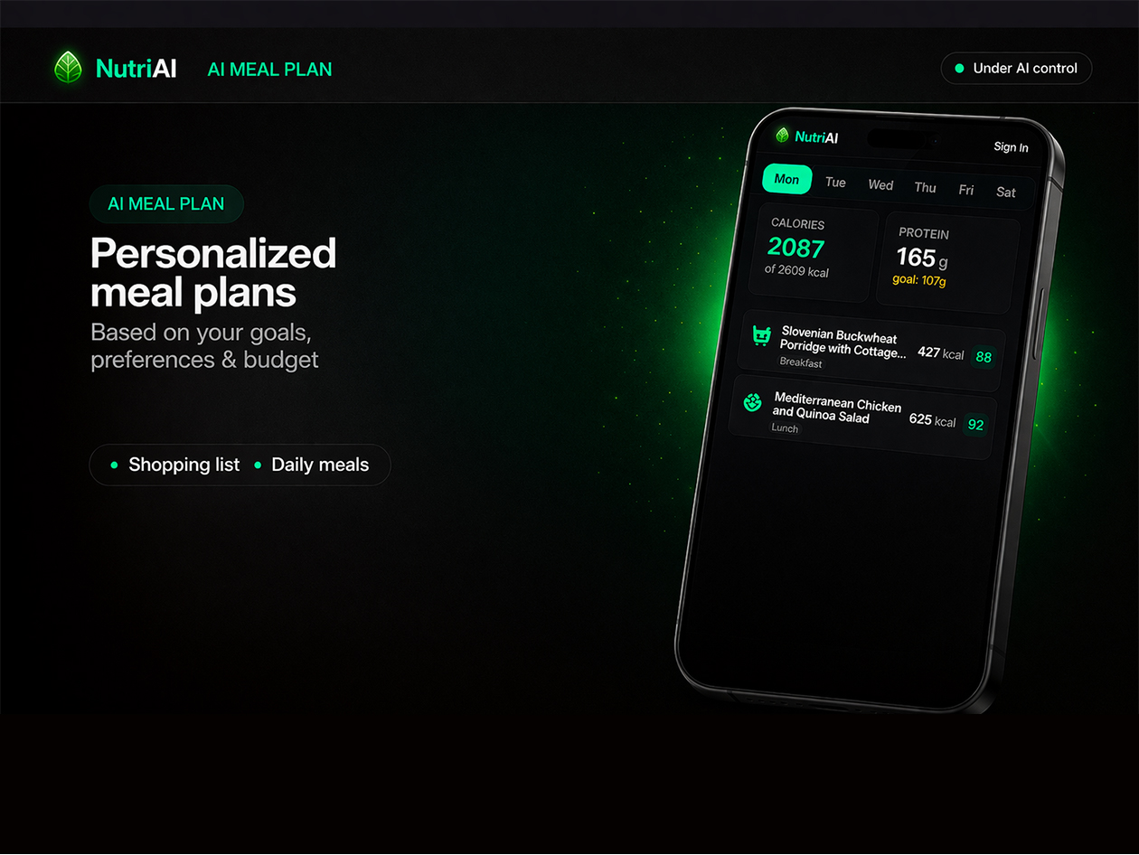NutriAI Premium Plan: Lifetime Subscription