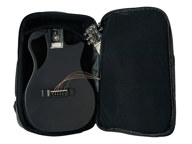 Overhead Collapsible Acoustic Travel Guitar (Black Matte Carbon)