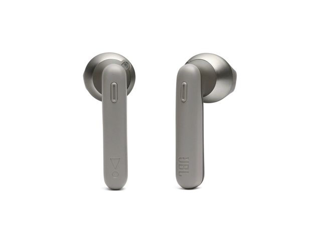 JBL Tune 220TWS True Wireless Capability Comfortable Soft Body in Ear Headphone, Gray (New Open Box)