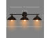 Costway Modern Industrial 3-Light Bathroom Wall Sconce Fixture Vanity/Bathroom Wall Lamp