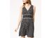 Maison Jules Women's Polka-Dot Fit Flare Dress Black Spot Combo Size Extra Large