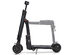 Goplus LED Bluetooth Folding Electric Scooter with Removable Seat Speed Up to 15.5 MPH Black