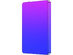 Slim Portable USB 3.0 External Hard Drive - 500GB (Purple/Blue Gradient)