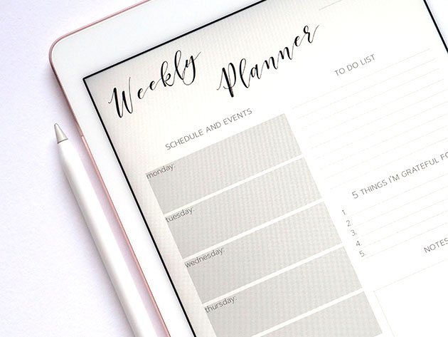 Design a Digital Productivity Journal for Your iPad