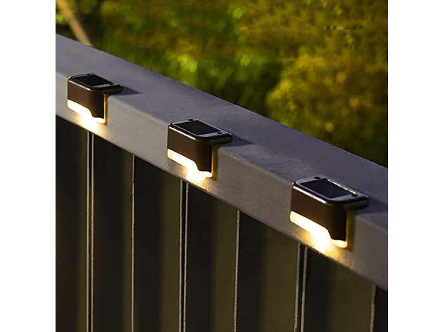 Solar Waterproof Led Deck Lights 16-Pack  