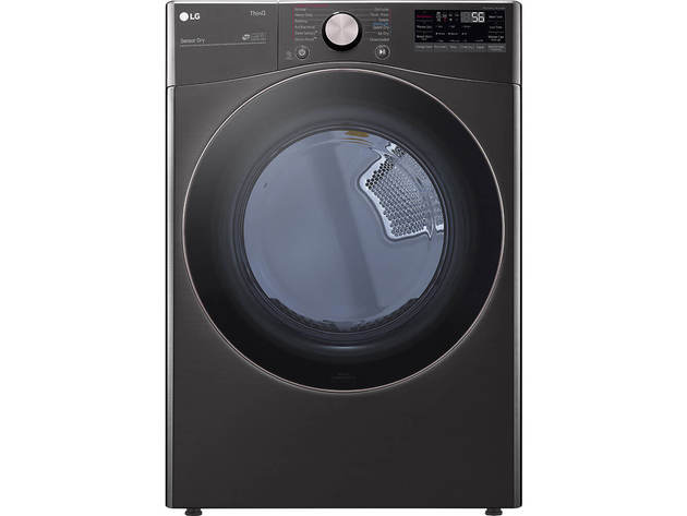 LG DLEX4000B 7.4 cu. ft. Ultra Large Capacity Smart wi-fi Enabled Front Load Electric Dryer with TurboSteam&#0153; and