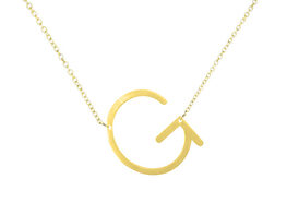 18K Gold Plated Letter "G" Necklace