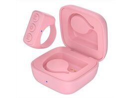 TikTok Scrolling and Kindle App Page Turning Bluetooth Remote Ring (Pink)