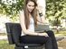 Reclining Stadium Seat with Storage Pocket