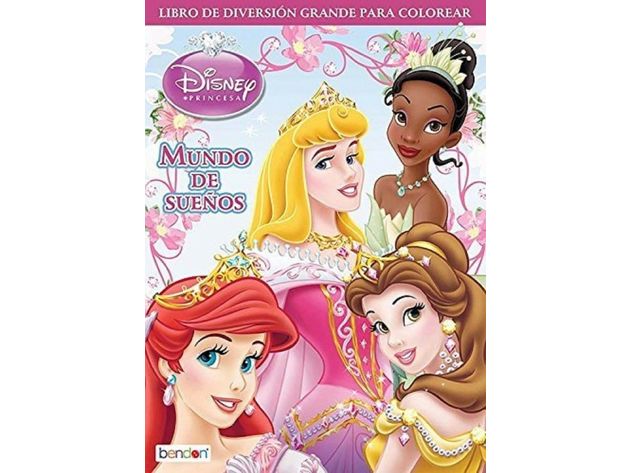Disney Princess 96 pg. Big Fun Book to color - Mundo de Sue?os