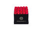 24 Rose Square Box - Red