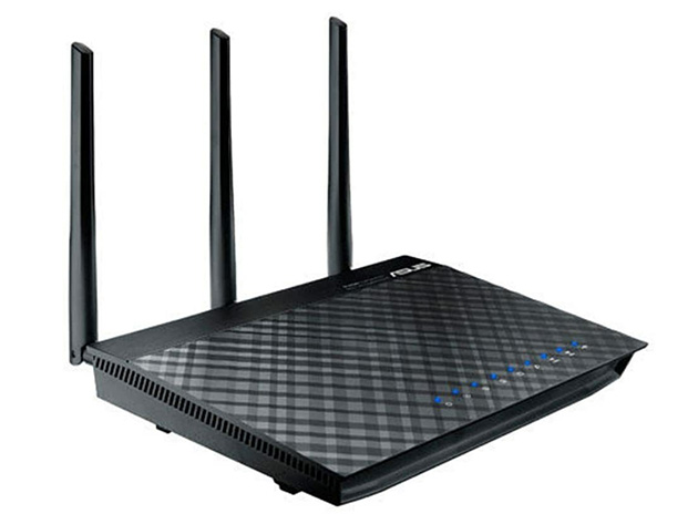 ASUS RT-AC66R 802.11ac Dual-Band Wireless Gigabit Router (Refurbished)