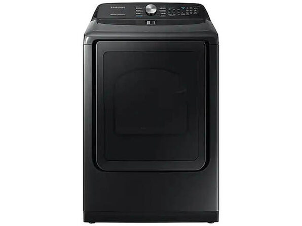 Samsung Dve50r5400v 7 4 Cu Ft Black Electric Dryer With Steam