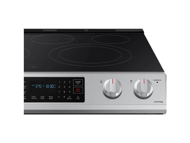 Samsung NE63T8311SS 6.3 cu. ft. Front Control Slide-In Electric Range with Convection & Wi-Fi