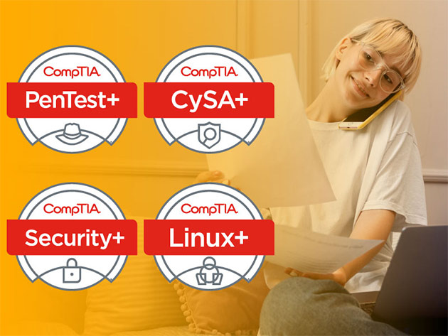The 2022 CompTIA CyberSecurity Certification Paths Bundle: Lifetime Access