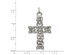 Antiqued Celtic Cross Pendant Necklace in Sterling Silver with Chain
