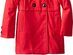 Jessica Simpson Womem Big Girls Faux Wool Military Coat Red Size 14