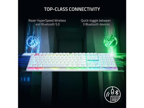 Razer DeathStalker V2 Pro Wireless Clicky Purple Optical Switch