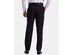 Haggar Men's Premium Comfort Straight-Fit 4-Way Stretch Wrinkle-Free Flat-Front Dress Pants Black Size 33X30