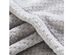 Classic Textured Fleece Blanket Silver Twin