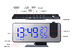 LED Digital Smart Alarm Clock (Black/Blue)