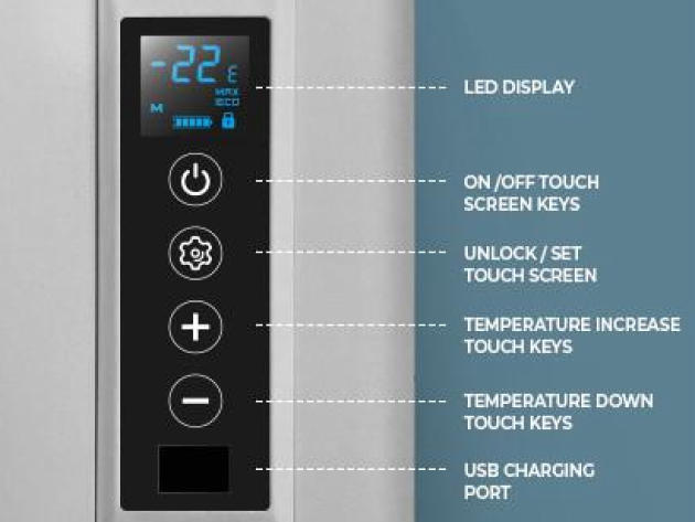 BougeRV 30 Quart (28L) Portable Refrigerator/Freezer