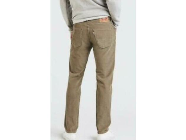 Levi's Men's 502 Taper Corduroy Pants Brown Size 36X34