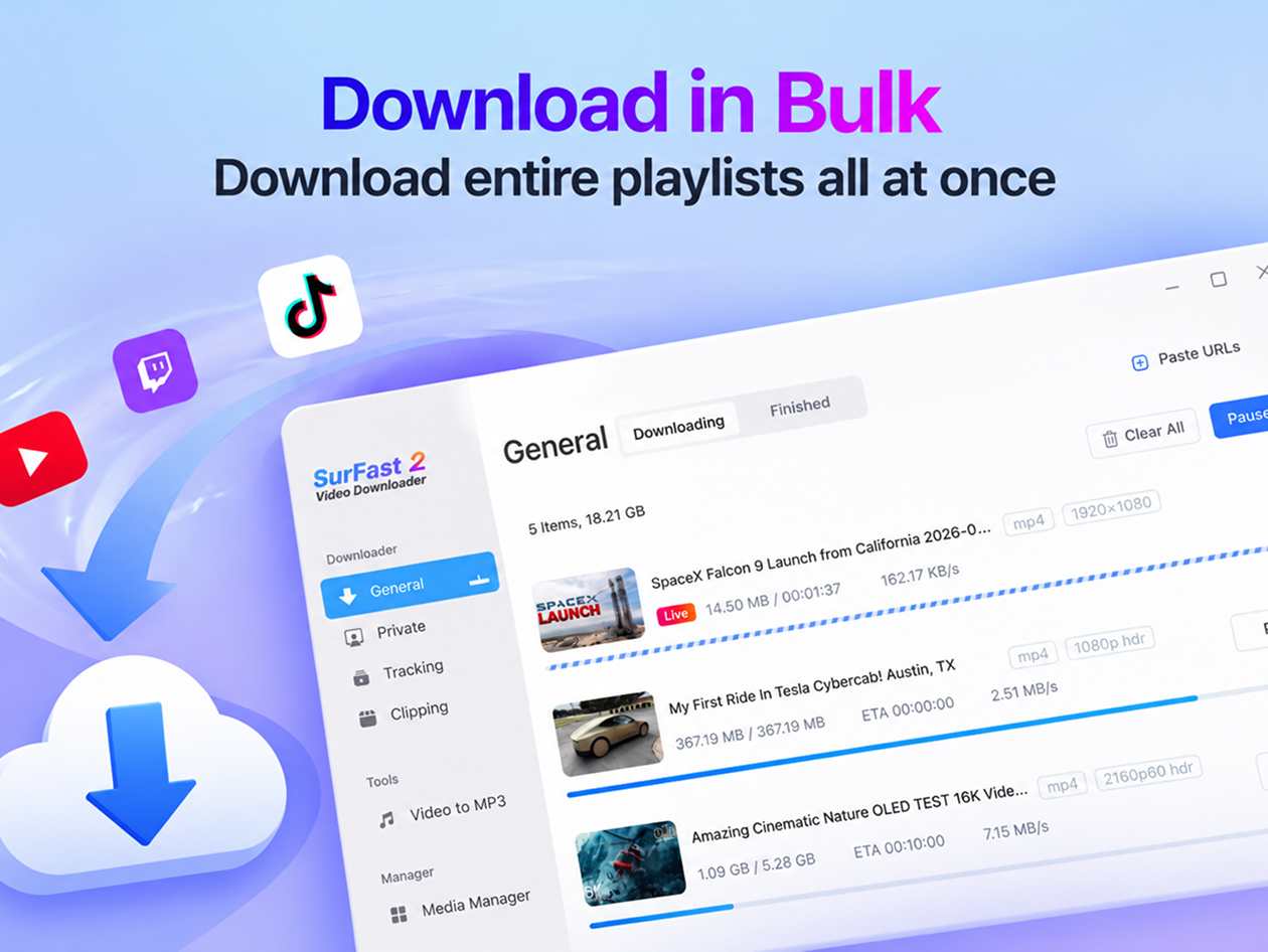 SurFast Video Downloader: Lifetime Subscription