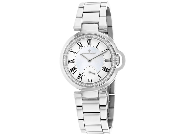 Christian Van Sant Women's Cybele White mother of pearl Dial Watch - CV0230
