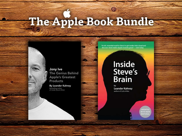 Jony Ive: The Genius Behind Apple's Greatest Products (Hardcover) + Inside Steve's Brain (Paperback)
