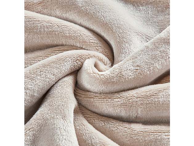 Classic Sherpa Throw Linen