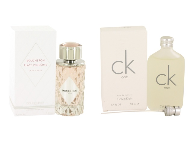 Gift set  Boucheron Place Vendome by Boucheron EDT Spray 3.4 oz And  CK ONE EDT Pour/Spray (Unisex) 1.7 oz