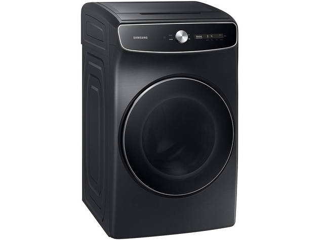 Samsung DVE60A9900V 7.5 Cu. Ft. Smart Dial Electric Dryer w/ FlexDry - Brushed Black