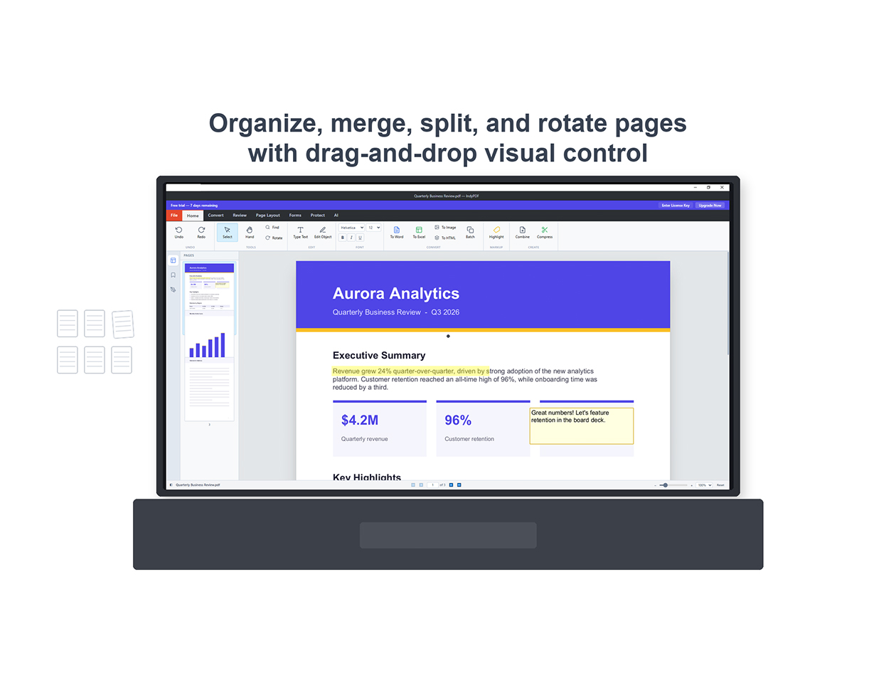 IndusPDF Editor & Converter: Lifetime Subscription