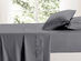 4-Piece Bamboo Blend Waffle Hem Sheet Set (Gray/Twin)