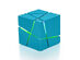 “The Cube” Bluetooth Speaker (Blue)