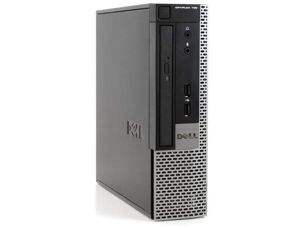 Dell Optiplex 790 Ultra Small Form Factor Computer PC, 3.20 GHz Intel i7 Quad Core, 4GB DDR3 RAM, 120GB SSD Hard Drive, Windows 10 Professional 64 bit (Renewed)